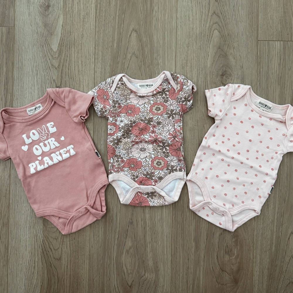 0-3 Month Onesies - Set of 3